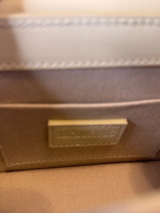 Jacquemus Authentic Mini Top-Handle Bag in Cream Leather w/Dusty Never Carried - Picture 10 of 13